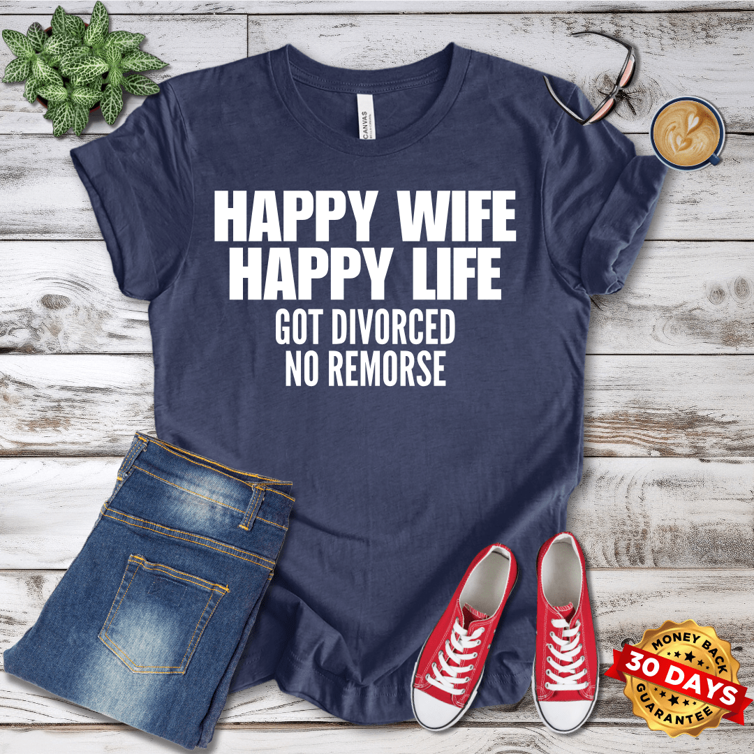 Happy Wife Happy Life T-Shirt