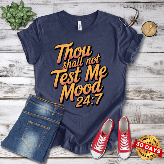 Thou Shall Not Test Me Retro T-Shirt