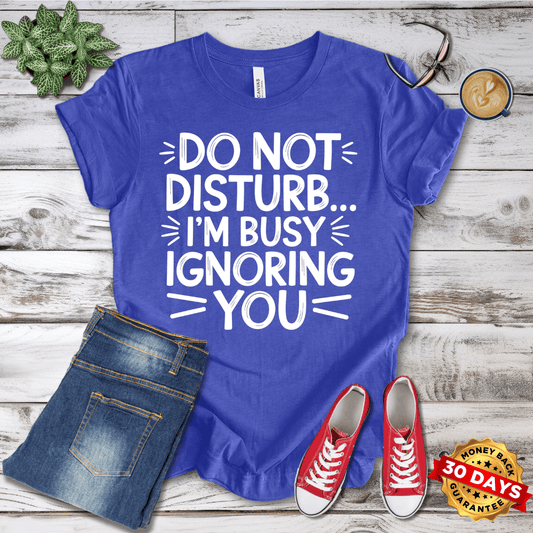 Do Not Disturb I'm Busy Ignoring You T-Shirt