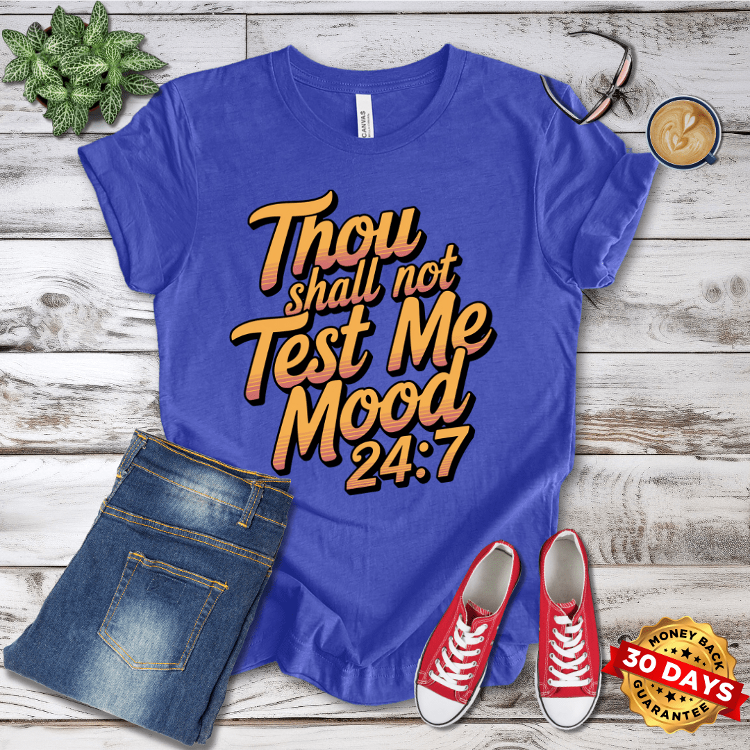 Thou Shall Not Test Me Retro T-Shirt