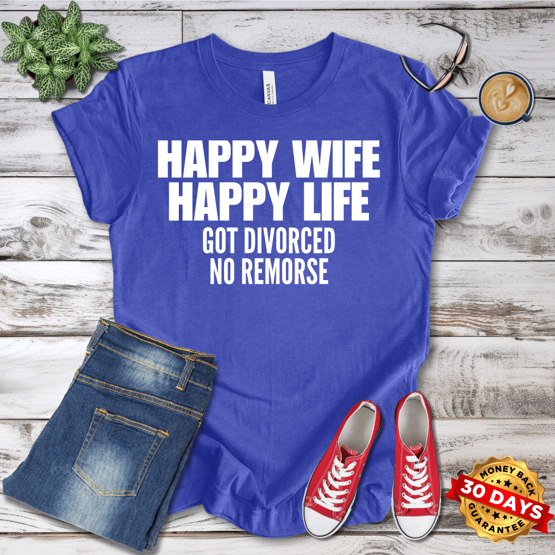 Happy Wife Happy Life T-Shirt