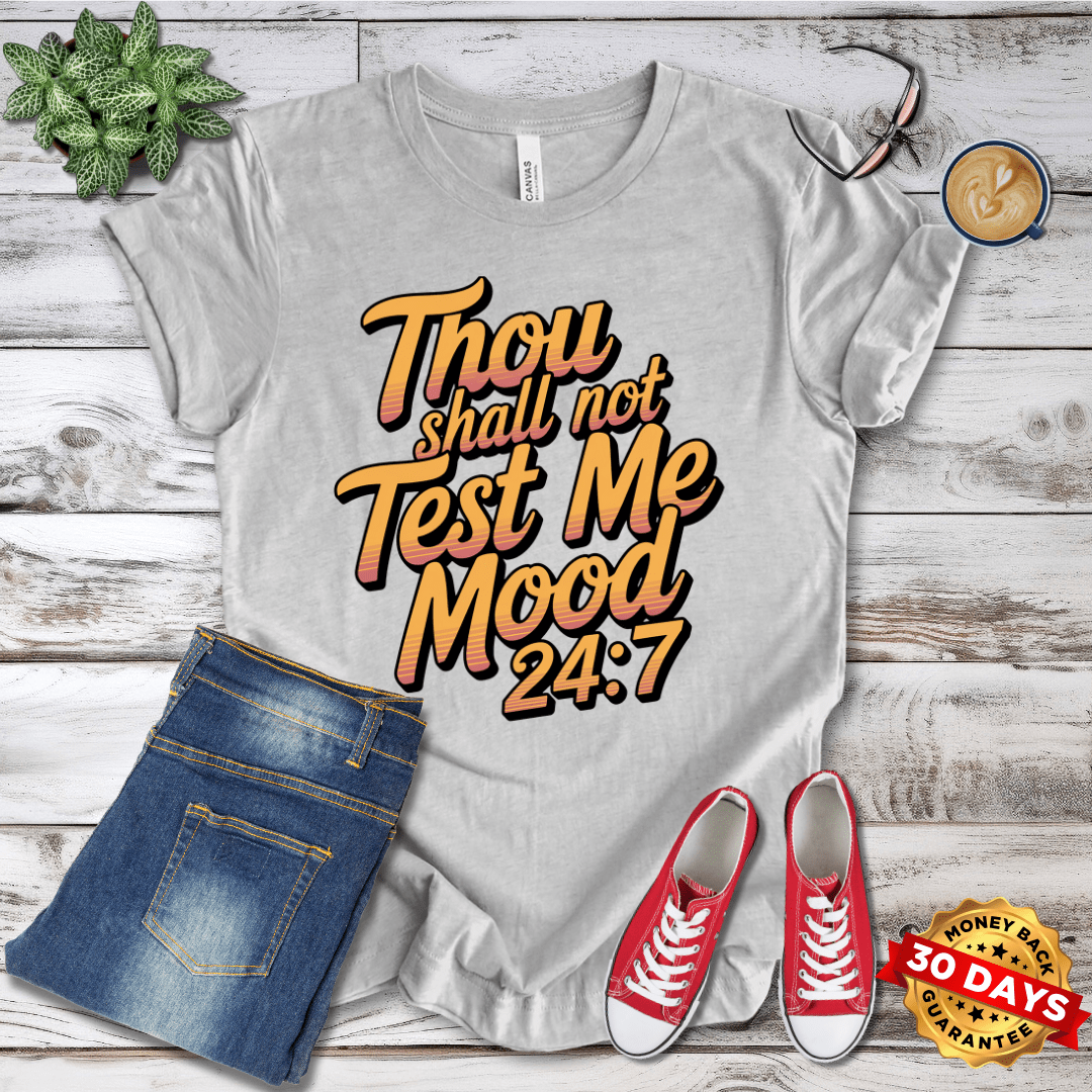 Thou Shall Not Test Me Retro T-Shirt